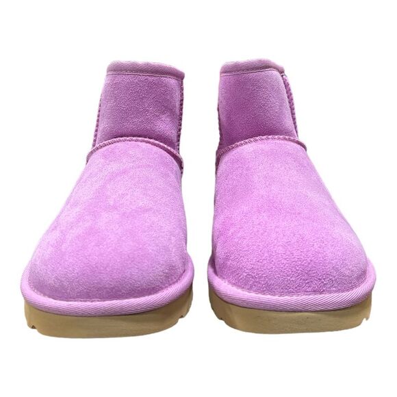 UGG Women's Classic Mini II Slip On Sheepskin Ankle Winter Boot - Wildflower - Picture 2 of 6